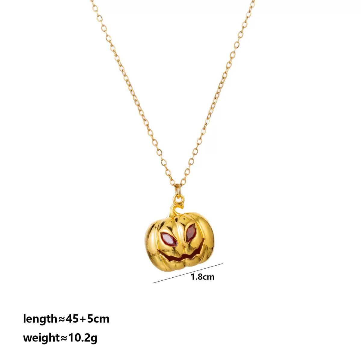 Halloween Party Pumpkin Gift Necklace
