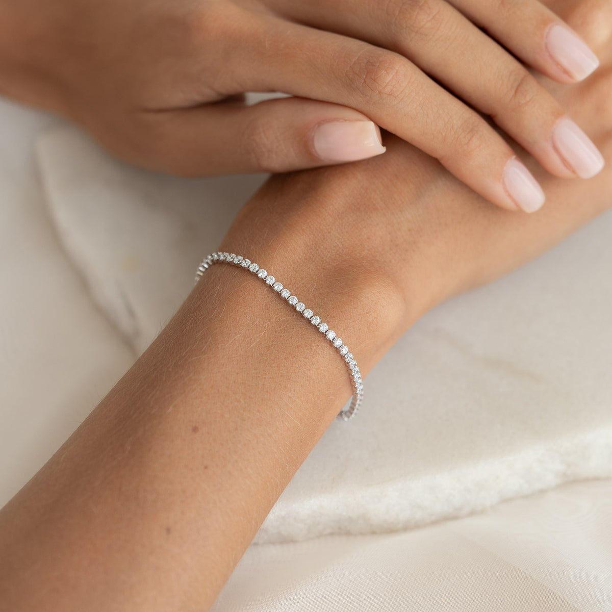 Tennis Bracelet Silver - Audrey
