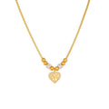 14K Gold Eternal Heart Necklace