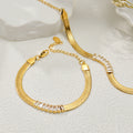 18K Gold Ins Style Fashion Versatile Niche Bracelet