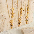 18K Gold Versatile Hollow Star Pendant Necklace