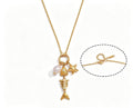 18K Gold Freshwater Pearl Beach Vacation Necklace