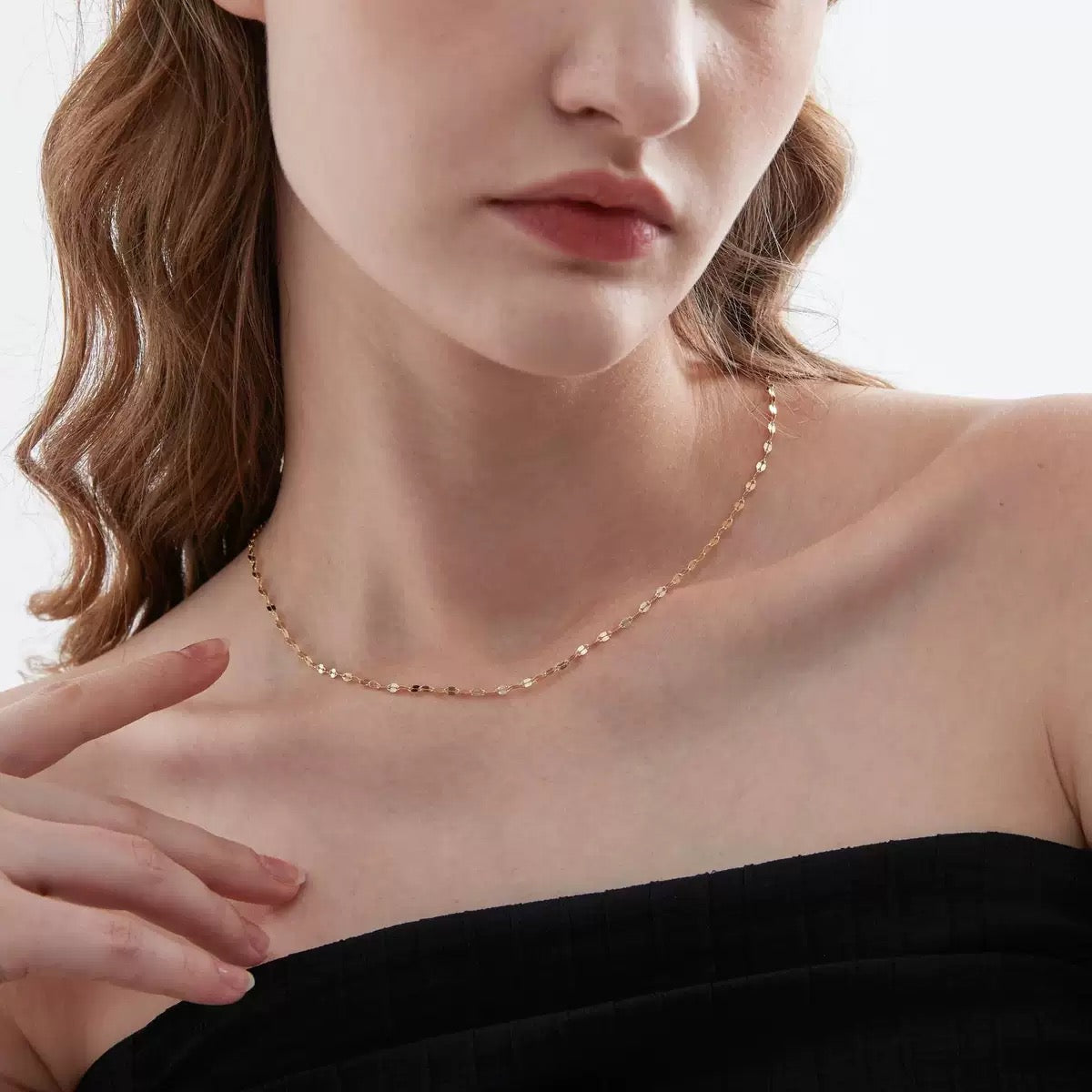 14K Gold Petal Chain Necklace – Your Everyday Chain