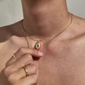 18K Evil Eye Men’s Necklace