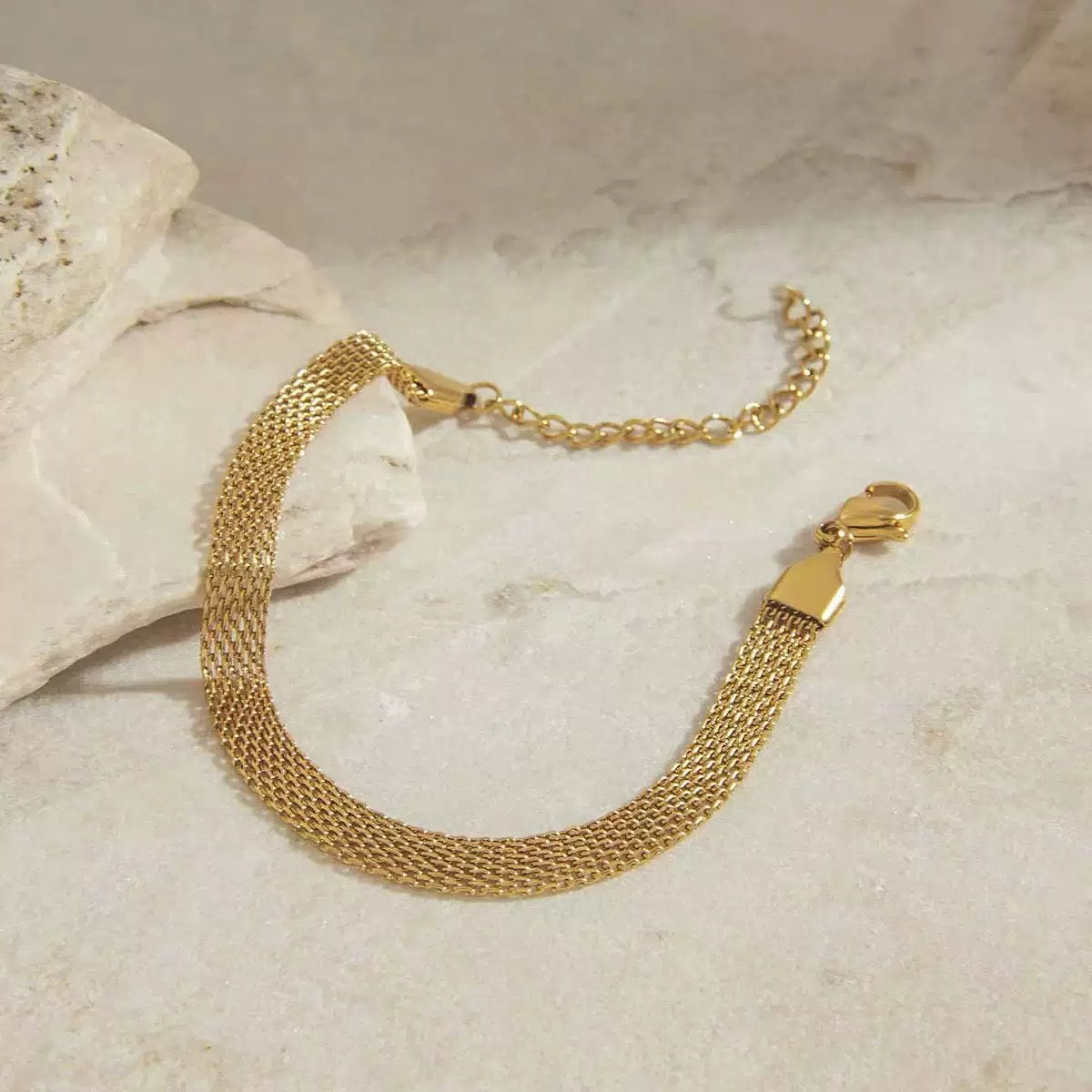 18K Retro Woven Luxury Bracelet