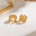 18K Gold Branch Hollow Out Ear Cuff