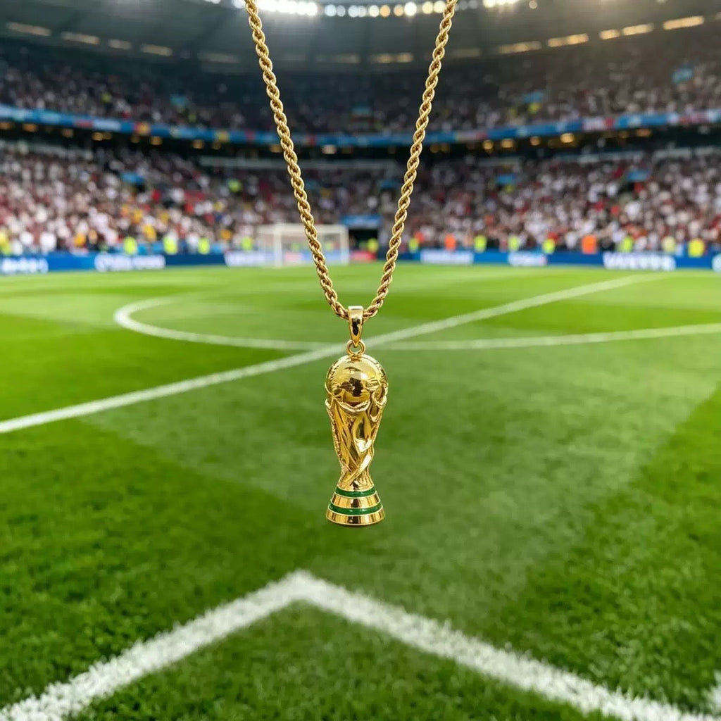14K Gold World Cup Fashion Pendant (2026 New Arrival)