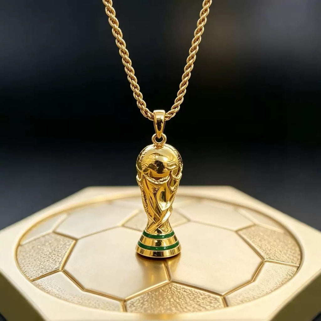 14K Gold World Cup Fashion Pendant (2026 New Arrival)