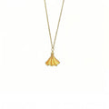 14K Gold Elegant "Little Dress" Pendant Necklace