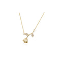 14K Rose Gold Collarbone Pendant Necklace