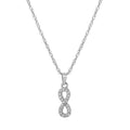 Letters Necklace With Cubic Zirconia