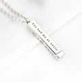Personalized Couple Hidden Secret Necklace