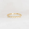 June Birthstone Ring 14k Gold - Mother of Pearl