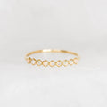 October Birthstone Ring 14k Gold - Opal