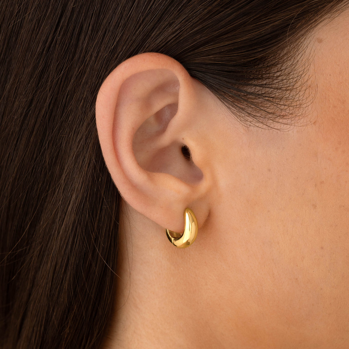 Dome Huggie Earrings - Caja