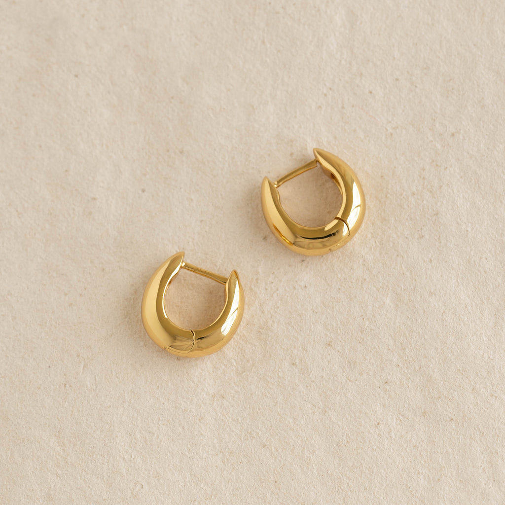 Dome Huggie Earrings - Caja