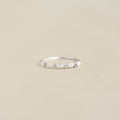 Marquise and Round Diamond Ring White Gold - Aurelia