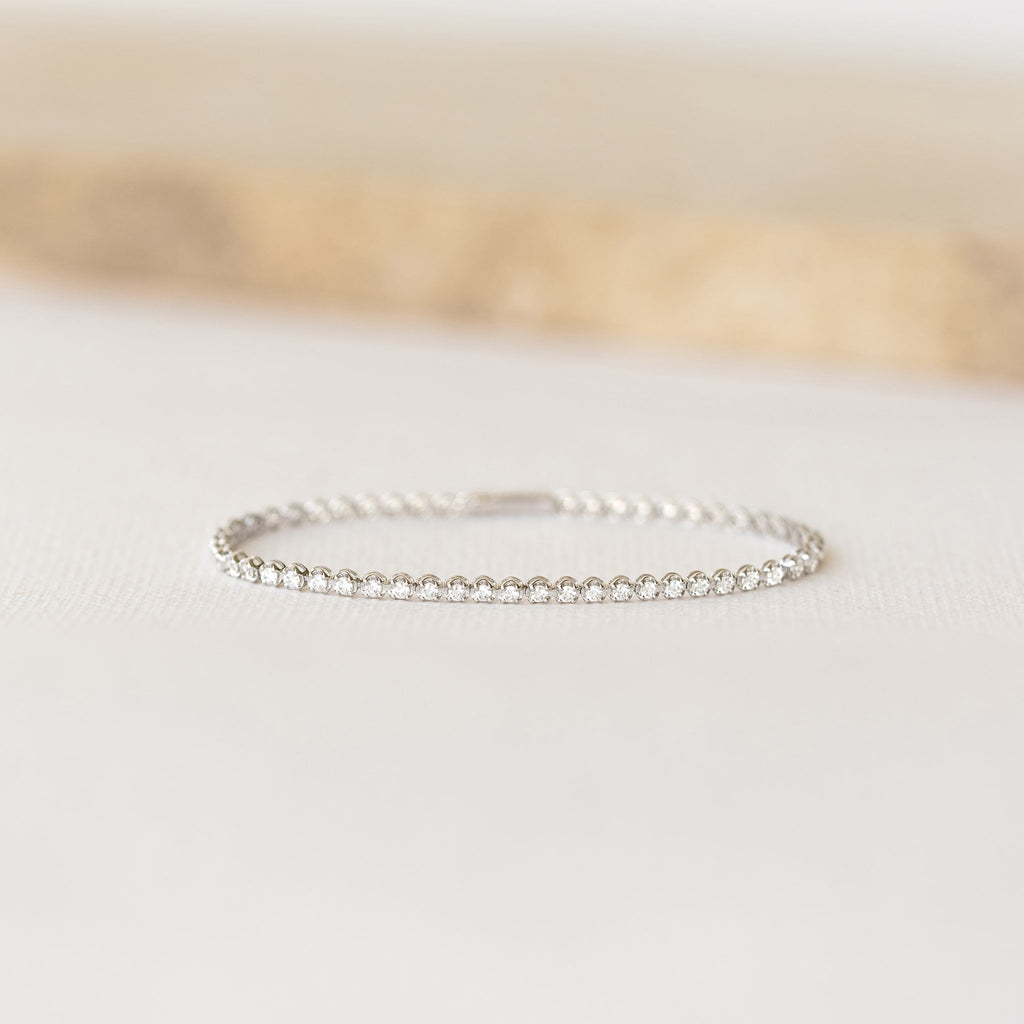 Diamond Tennis Bracelet White Gold (1.501 ct tw) - Mirella