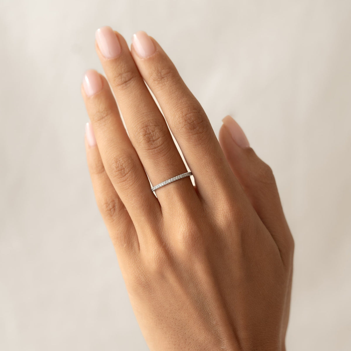 Diamond Eternity Ring White Gold