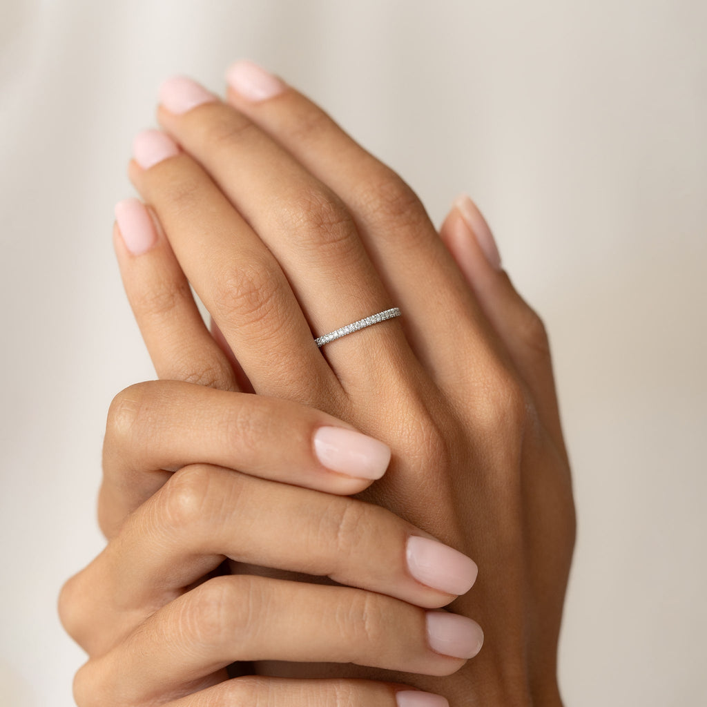Diamond Eternity Ring White Gold