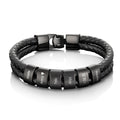 Custom Name Leather Bracelet