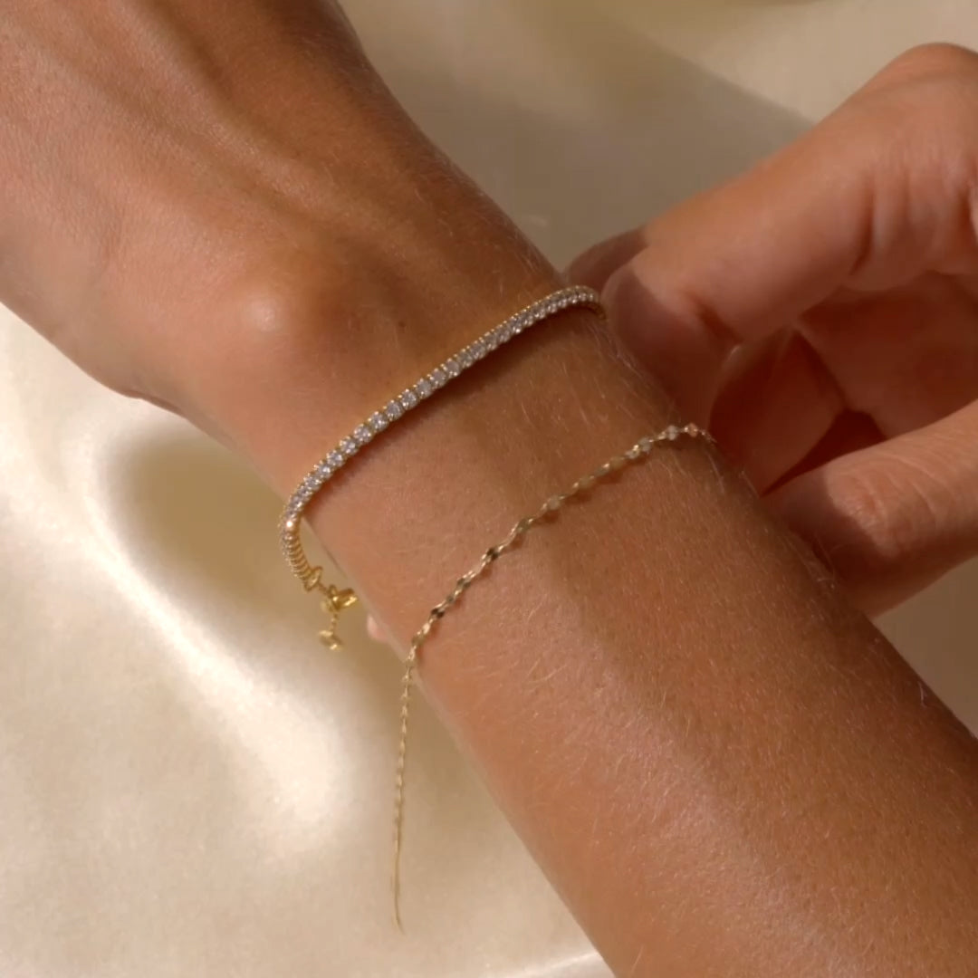 Petal Chain Bracelet 14k Gold - Florence