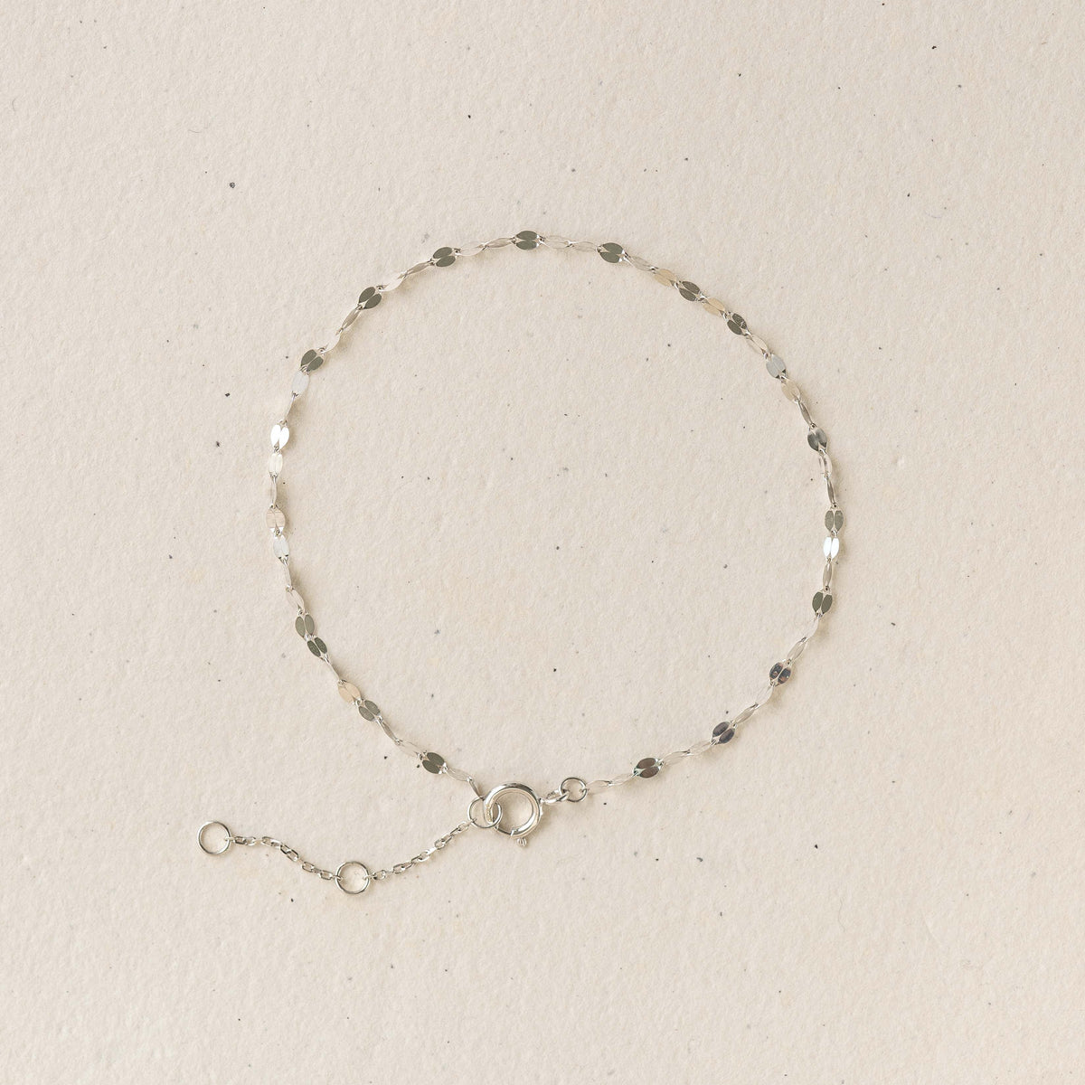Petal Chain Bracelet White Gold - Florence